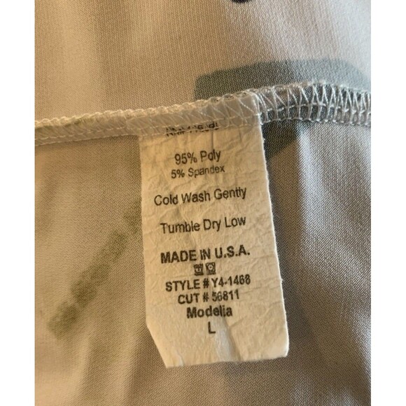 Jess & Jane Artsy Watercolor Multi Colored Artsy Open Front Cardigan Large USA - Picture 4 of 5